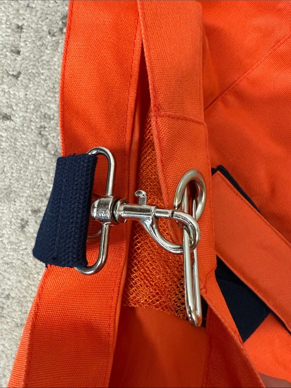 NWT Sperry Top-Sider Orange Canvas Duffle-bag